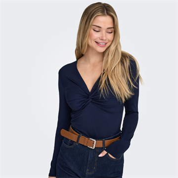 ONLY LONE LIFE L/S KNOT TOP NOOS JRS NIGHT SKY - 15379511 